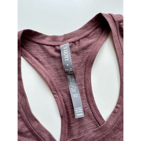 VUORI Lux Performance Heather Purple Full Length Racerback Tank, Size M - Picture 9 of 11